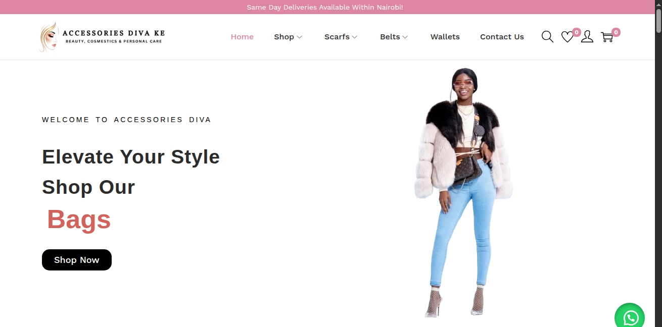 Accessories Diva KE Website Showcase